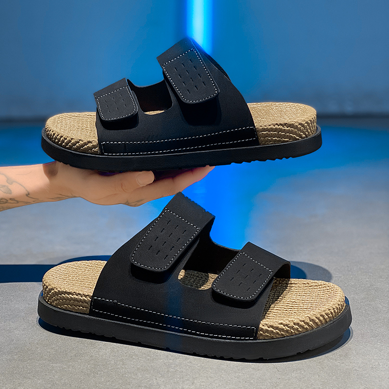 Men'S Shoes Birkenstock - Sandal selop pria satu tali anyaman,