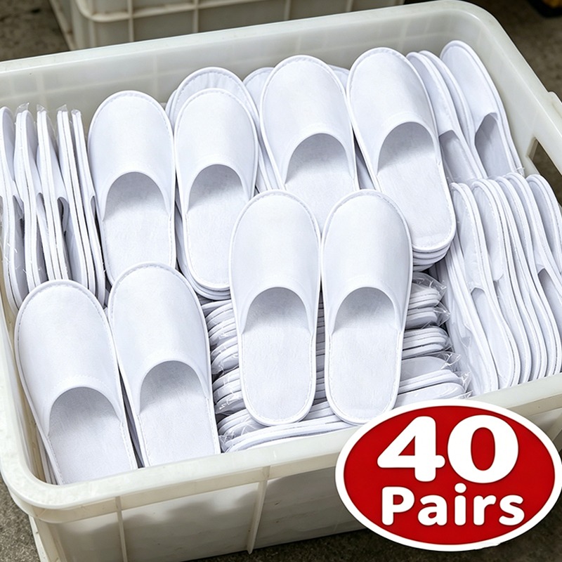 Men Shoes 2026 - 40 Pasang 2026 Sandal Hotel Putih