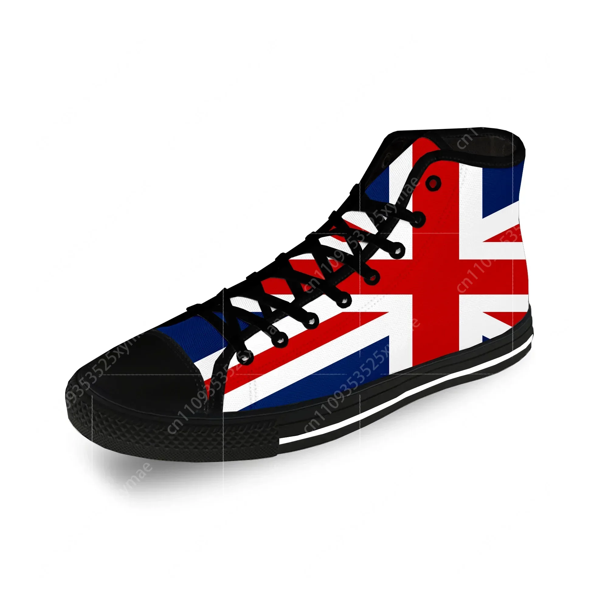 Men Shoes Uk - Sepatu Kanvas High Top Cetak 3D