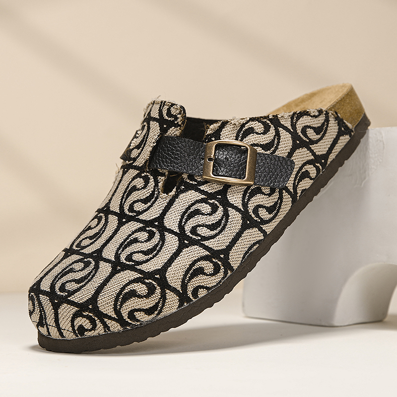 Men'S Shoes Birkenstock - Clogs Pria Wanita Motif Paisley dengan