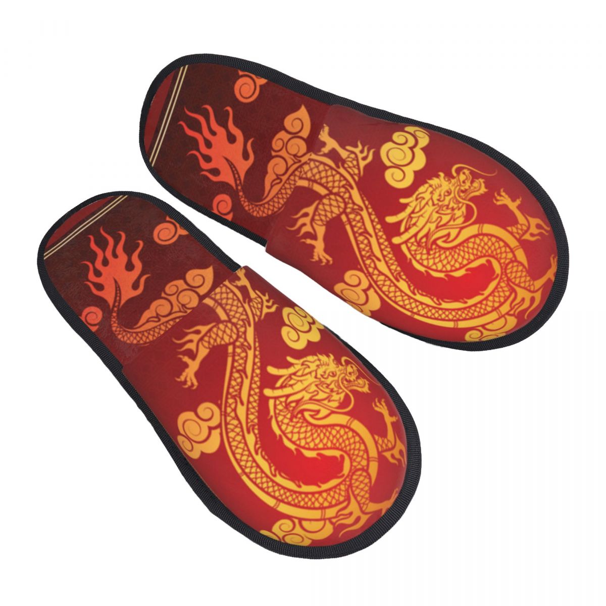 Men Shoes Illustration - Sandal Ilustrasi Naga Untuk Wanita Pria