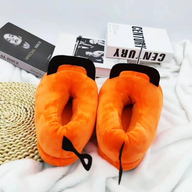 Men Shoes Winter - Sandal Rumah Anime Chainsaw Man Pochita,