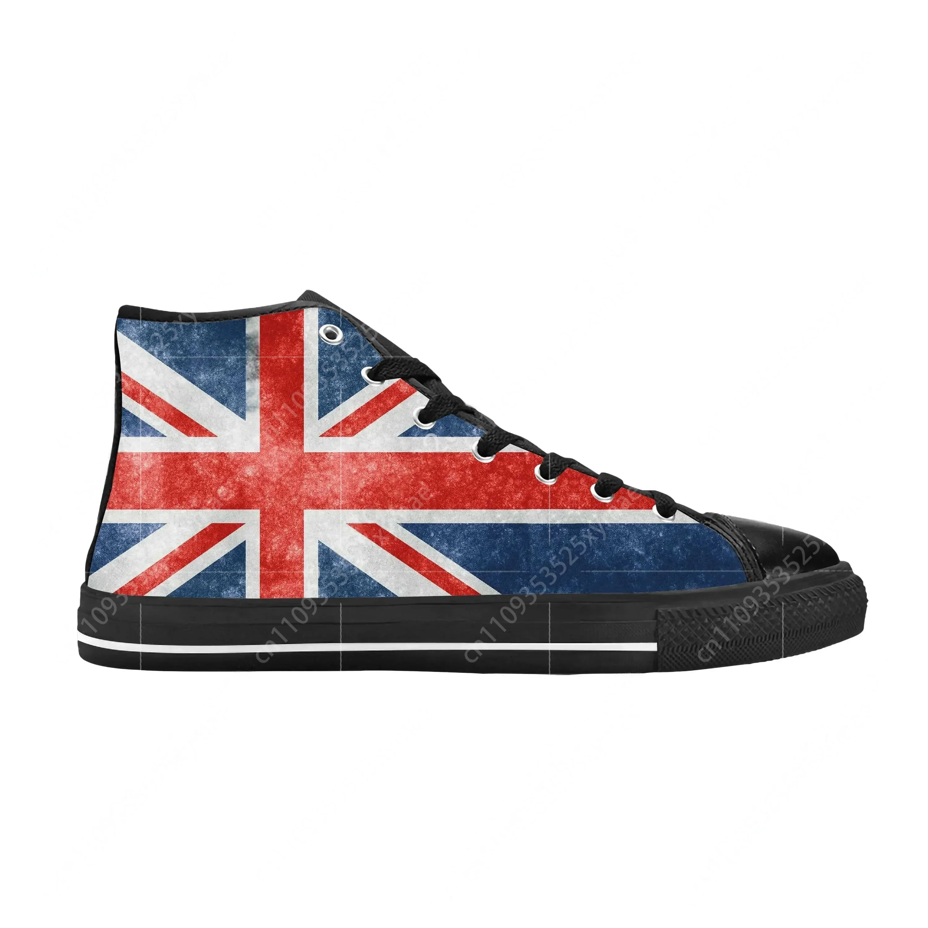 Men Shoes Uk - Sepatu Kain Kasual Bendera Inggris Union
