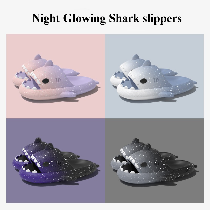 Men'S Shoes Slip On - Sandal Hiu Kartun Lucu untuk Wanita
