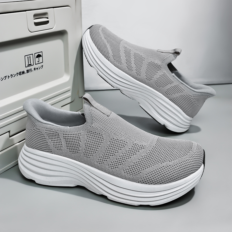 Men'S Shoes For Running - Sepatu Pria Sneakers Bernapas Bahan Mesh