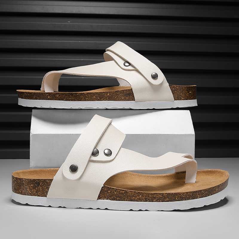 Men'S Shoes Birkenstock - Sandal pantai jari terbuka pria, Kasut