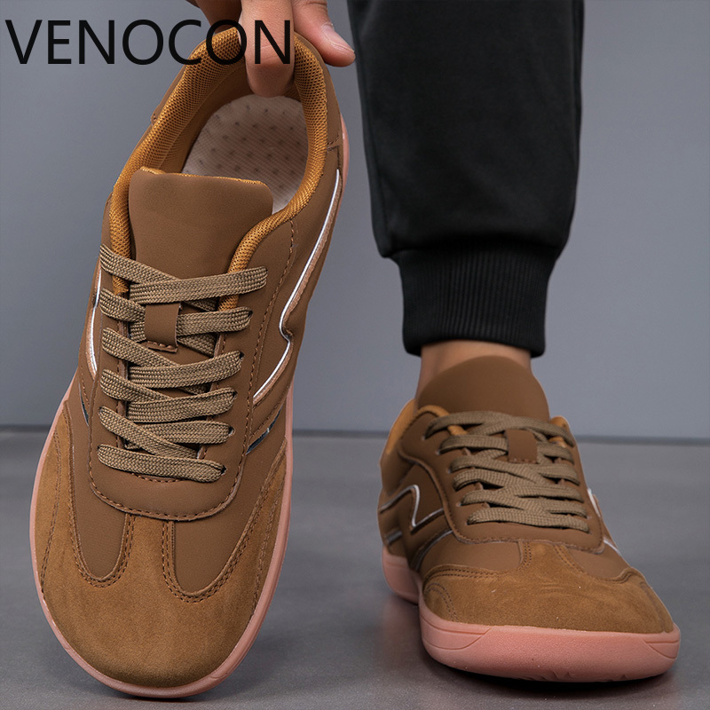 Men'S Shoes With Wide Toe Box - VENOCON Sepatu Kulit Tanpa Alas Kaki