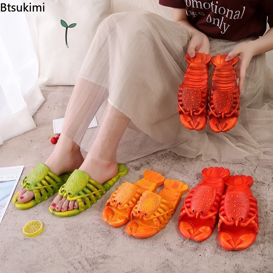 Men Shoes 2026 - Sandal Lobster Kartun Musim Panas 2026