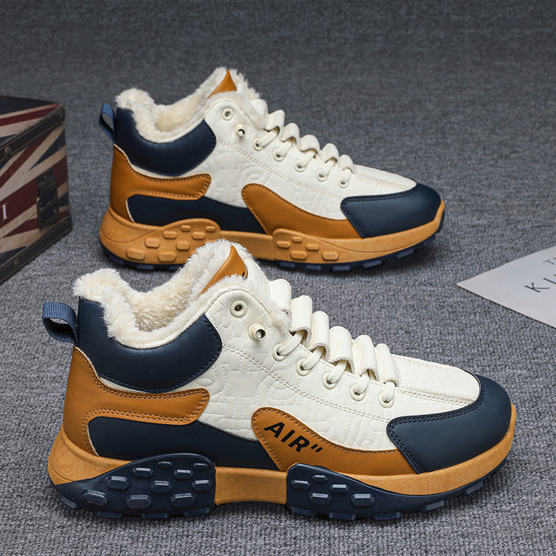Men'S Shoes For Running - Sepatu Katun Hangat Platform Pria Sepatu