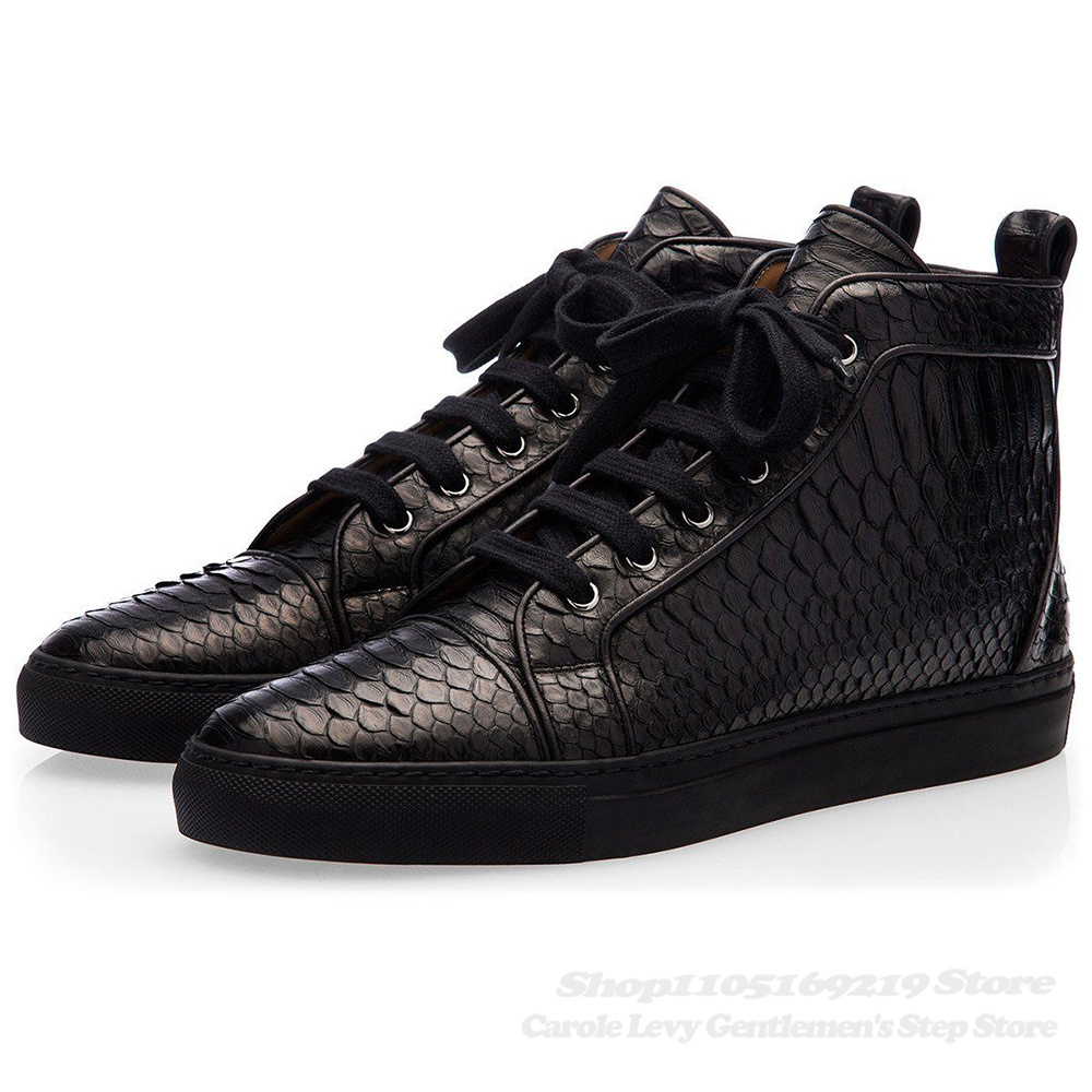 Men'S Shoes Low Top - Sepatu Bisnis Kulit Hitam untuk Pria,