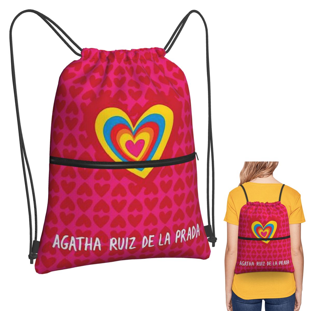 Men Shoes Prada - Ransel Pola Agatha Ruiz-De La-Prada Tas