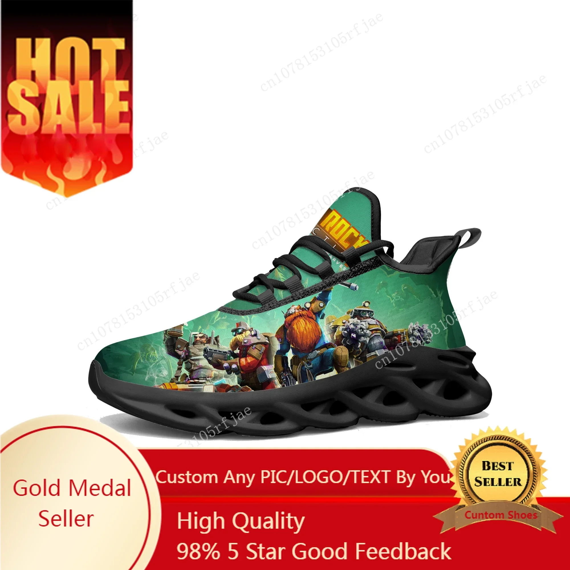 Men'S Shoes For Running - Sepatu Kets Deep Rock Galactic Flats