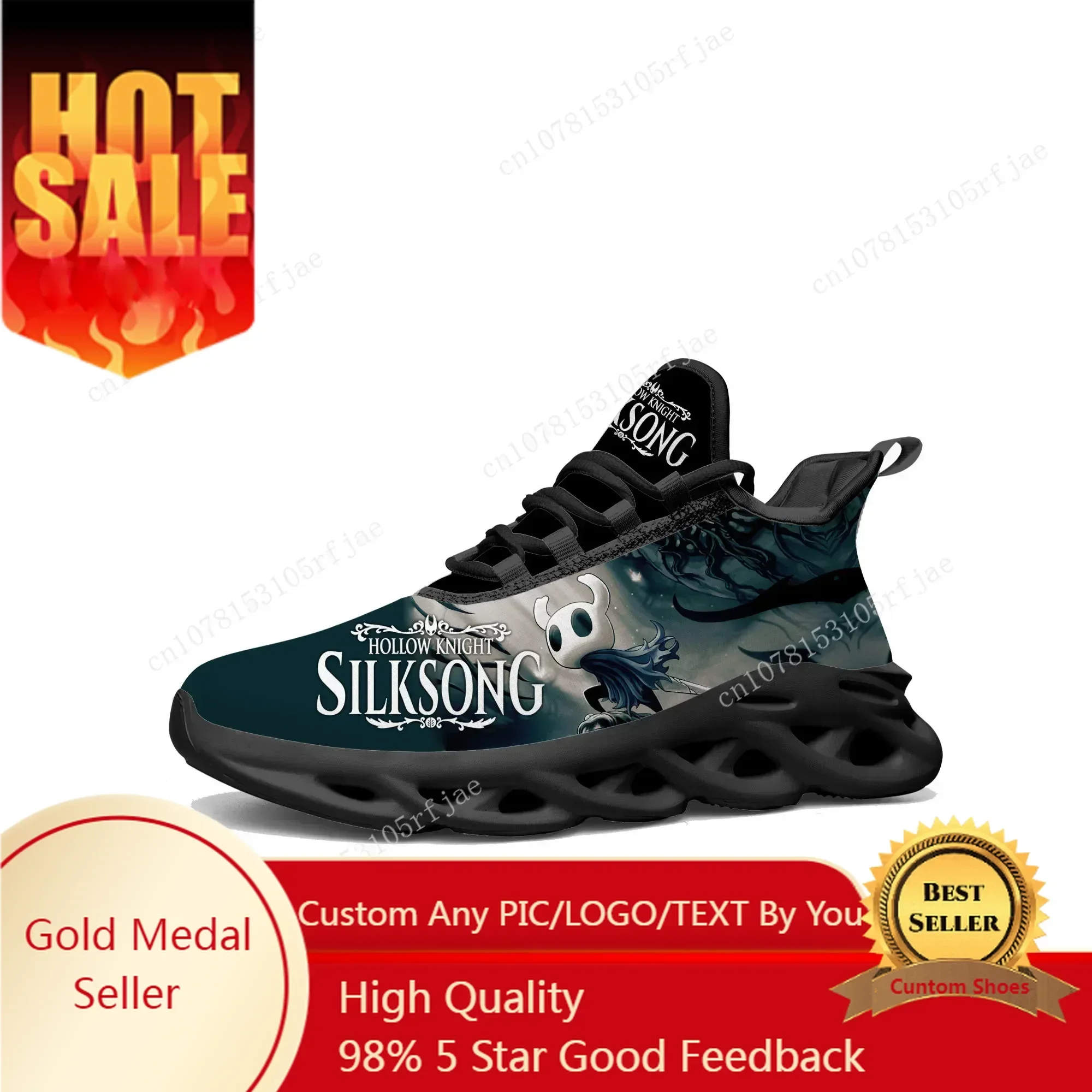 Men'S Shoes For Running - Sepatu Flat Ghost Hollow Knight Game