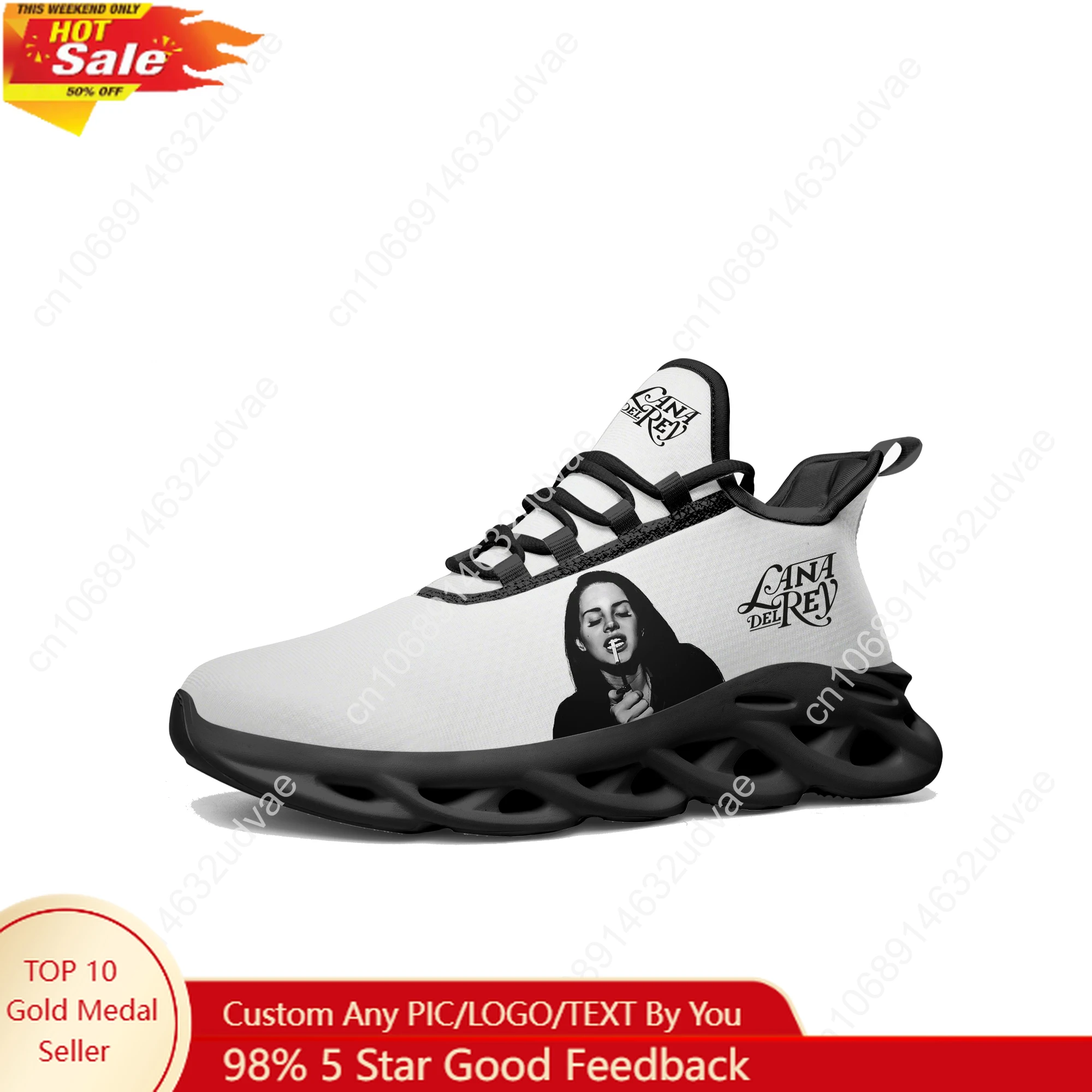 Men'S Shoes For Running - Lana Del Rey Singer Sepatu Olahraga