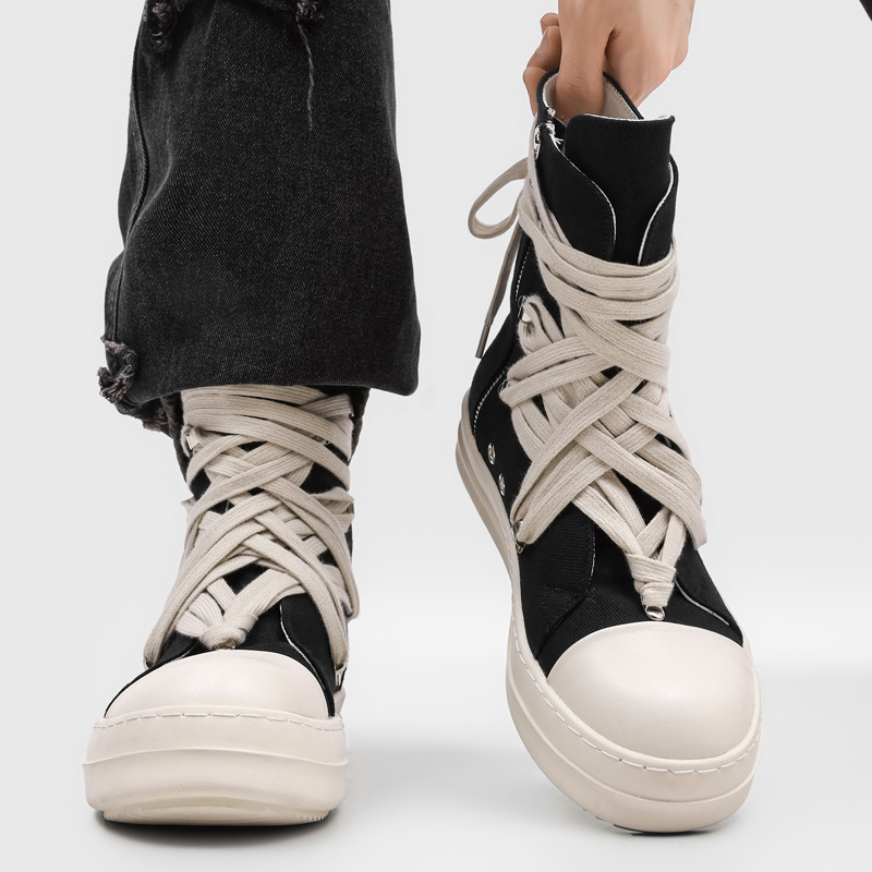 Sepatu Kanvas High Top Pria Be - Canvas Sneaker High ulasan dan harga