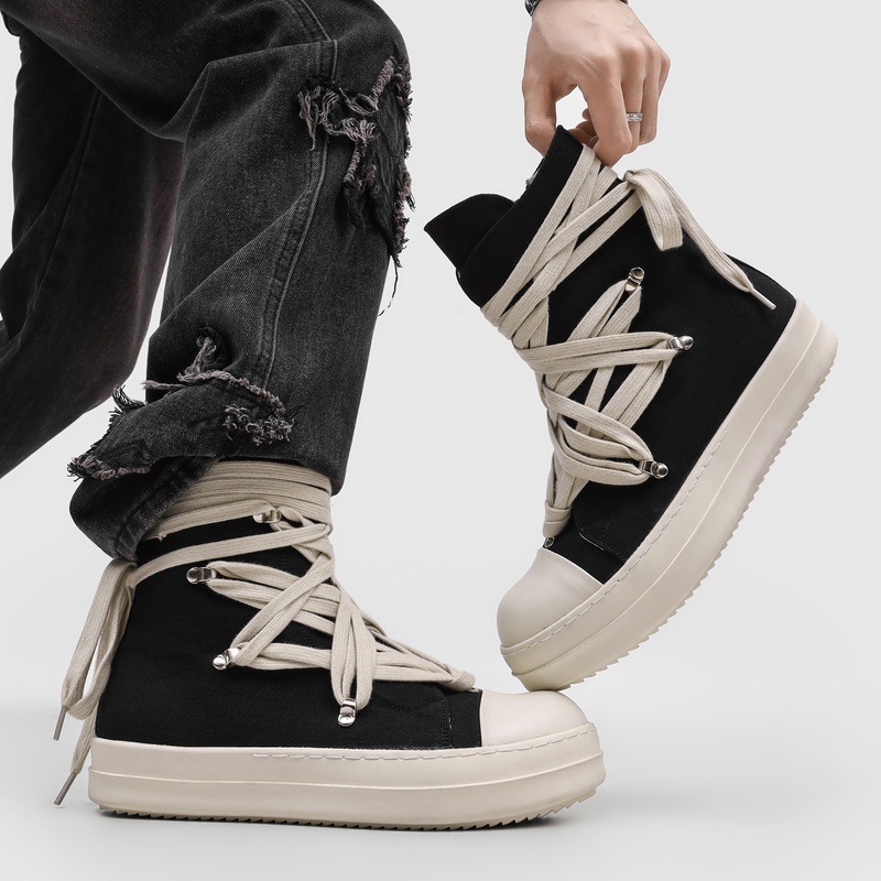 Sepatu Kanvas High Top Pria Be - Canvas Sneaker High ulasan dan harga