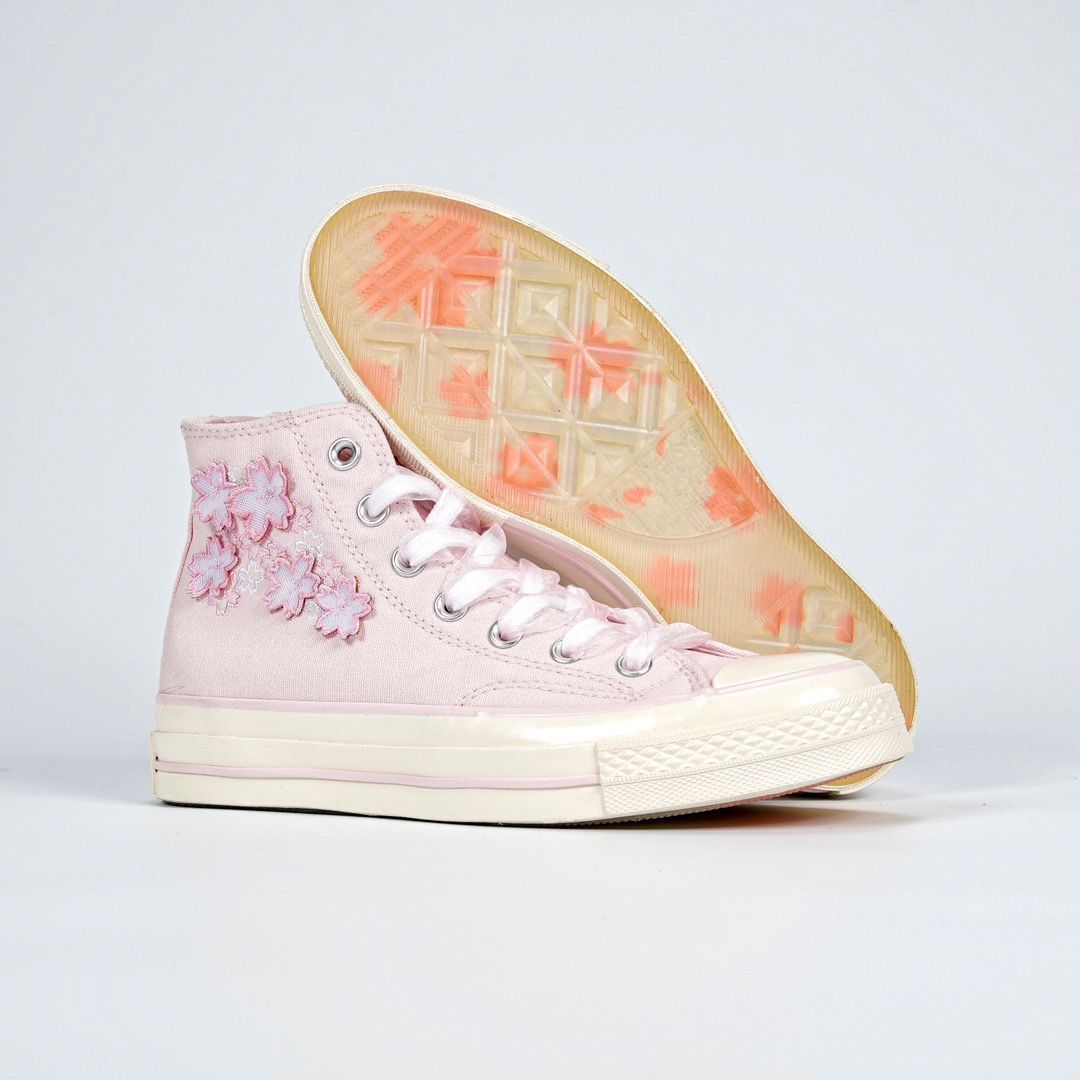 Sepatu Kanvas Bordir Wanita Ch - Canvas Sneaker High ulasan dan harga