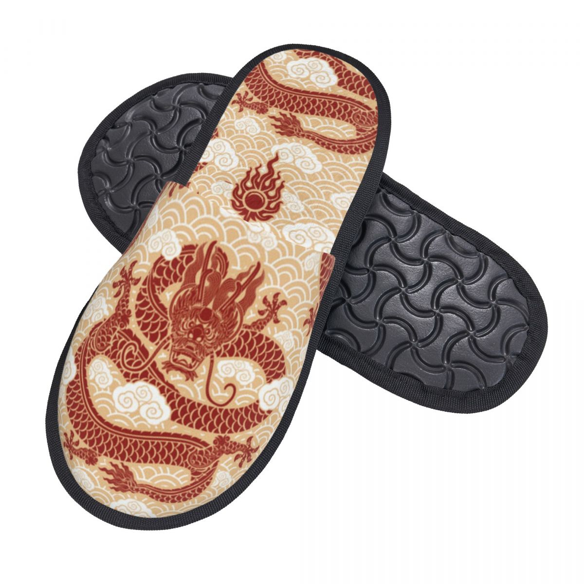 Sandal Ilustrasi Naga Untuk Wa - Men Shoes Illustration ulasan dan harga