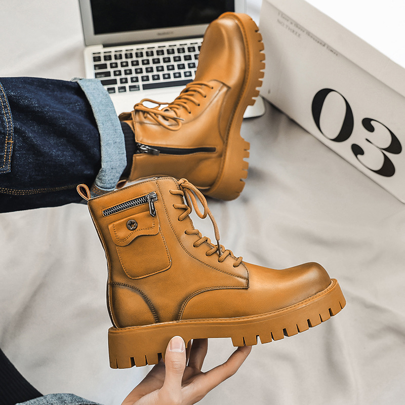 Sepatu Bot Pria Tren 2025 Sepa - Men'S Shoes Low Top ulasan dan harga