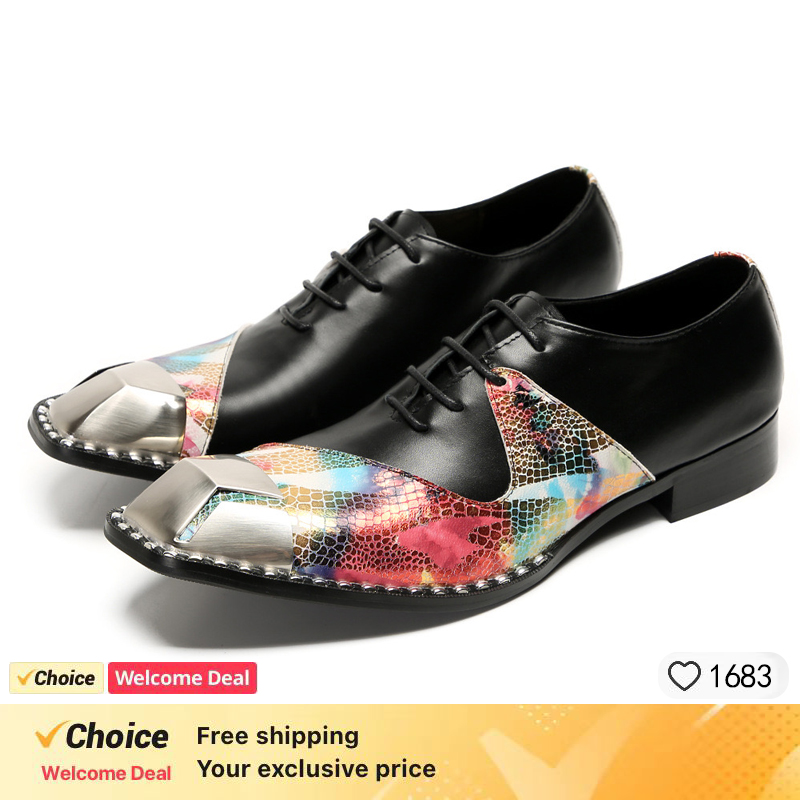 Sepatu OXFORD mewah untuk pria - Oxford Brogue Leather ulasan dan harga