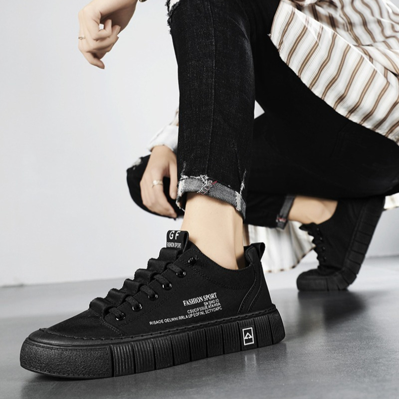 Sepatu Sneakers Kanvas Pria So - Men'S Shoes Low Top ulasan dan harga