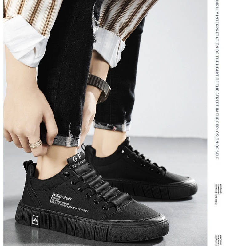 Sepatu Sneakers Kanvas Pria So - Men'S Shoes Low Top ulasan dan harga