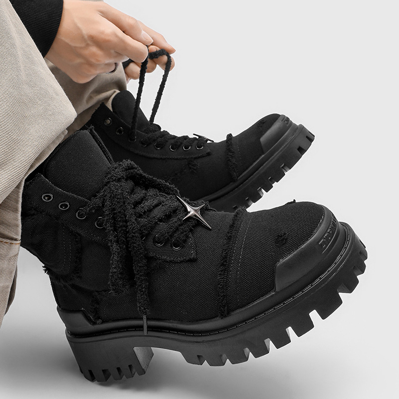 Sepatu Bot Pria Model High Top - Men Shoes 2026 ulasan dan harga