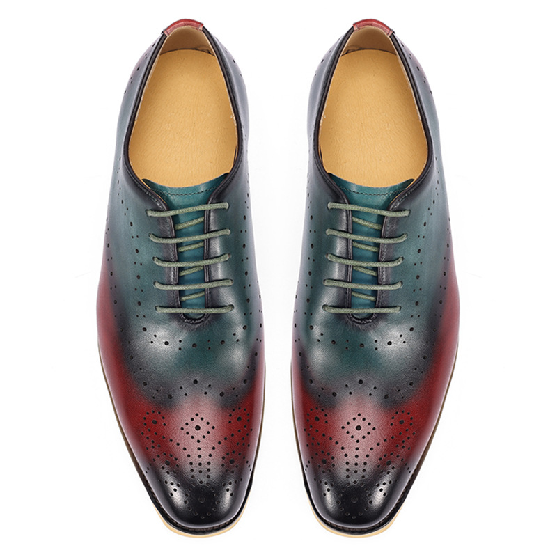 Sepatu pantofel kulit asli unt - Oxford Brogue Leather ulasan dan harga