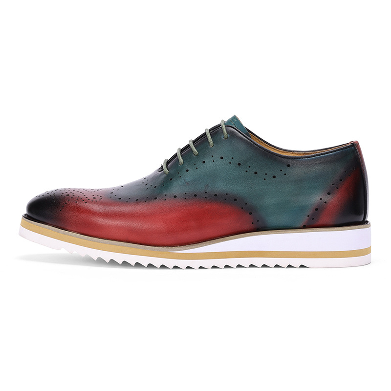 Sepatu pantofel kulit asli unt - Oxford Brogue Leather ulasan dan harga