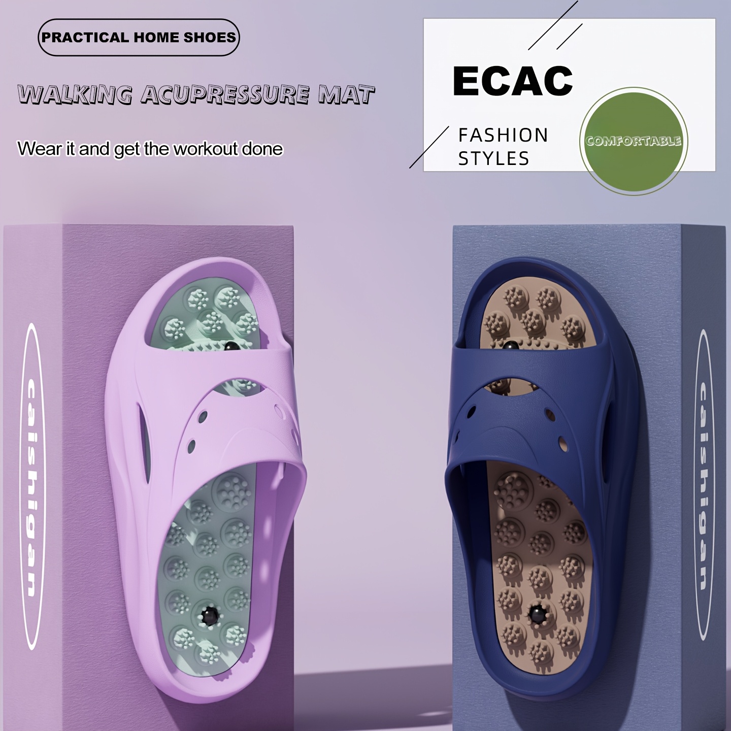 Sandal Pijat EVA Wanita Pria,  - Men'S Shoes Slip On ulasan dan harga