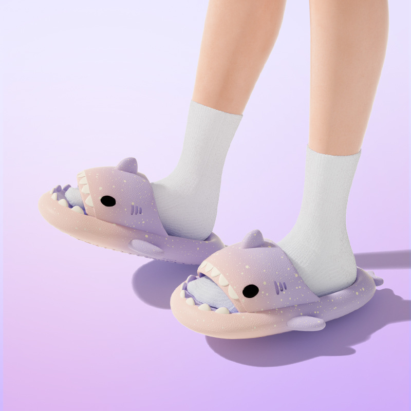 Sandal Hiu Kartun Lucu untuk W - Men'S Shoes Slip On ulasan dan harga