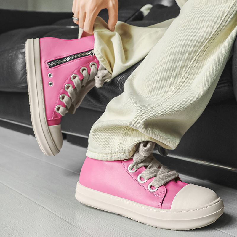 Sepatu High-Top Pria Merah Mud - Men'S Shoes Low Top ulasan dan harga