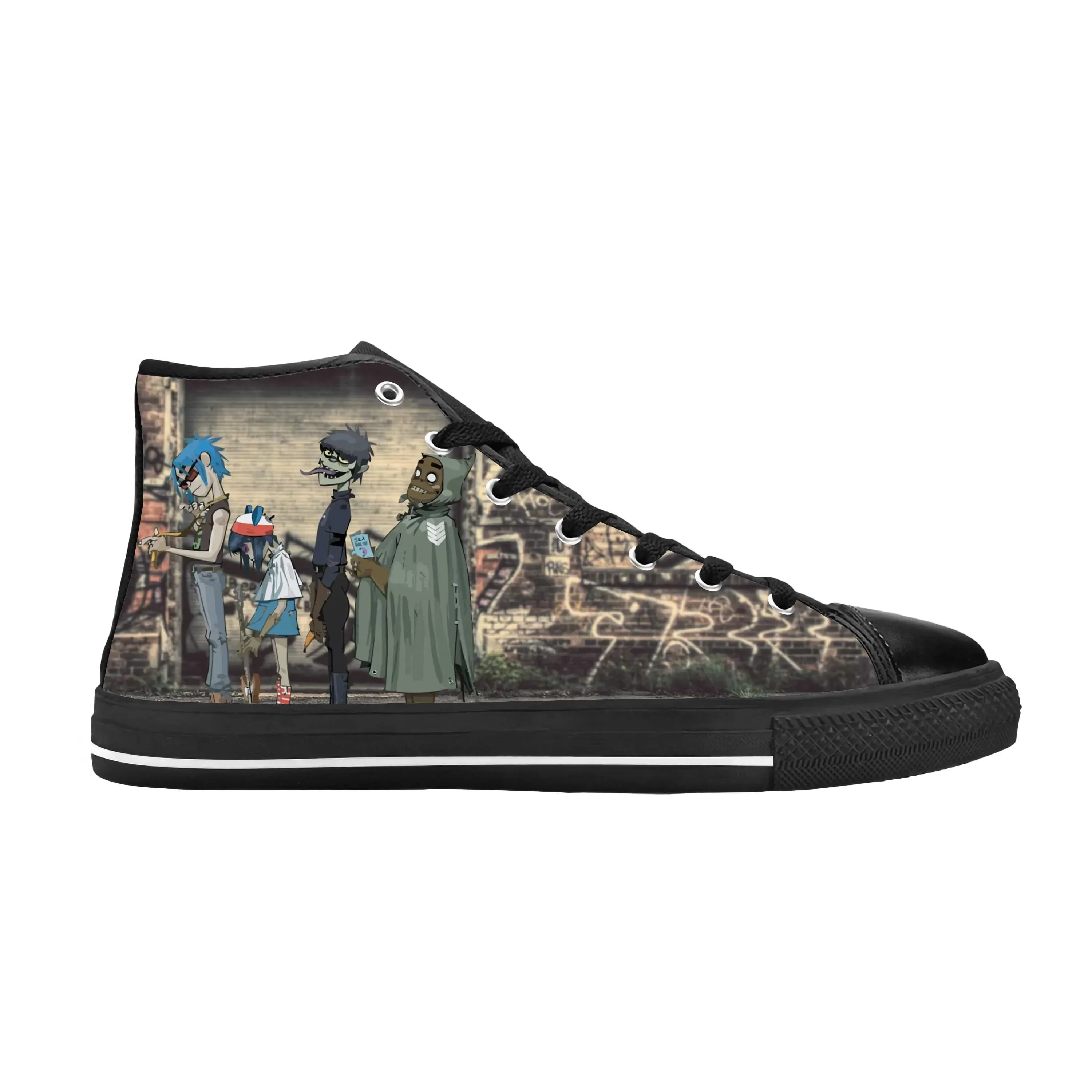Gorillaz UK Band Rock Hip-Hop  - Men Shoes Uk ulasan dan harga