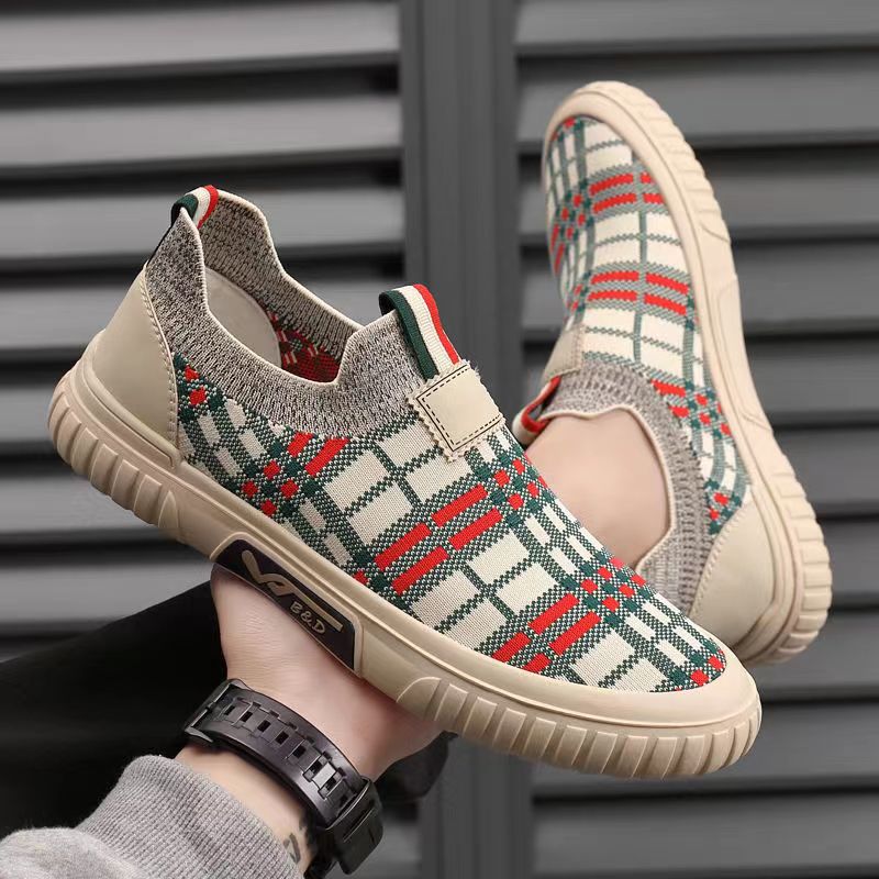 Sepatu Kaus Kaki Slip-On Pria  - Men'S Shoes Low Top ulasan dan harga