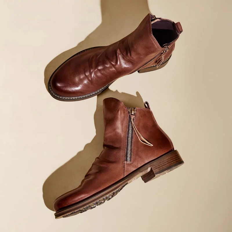 Sepatu Bot Chelsea Pria Fashio - Men'S Shoes Low Top ulasan dan harga