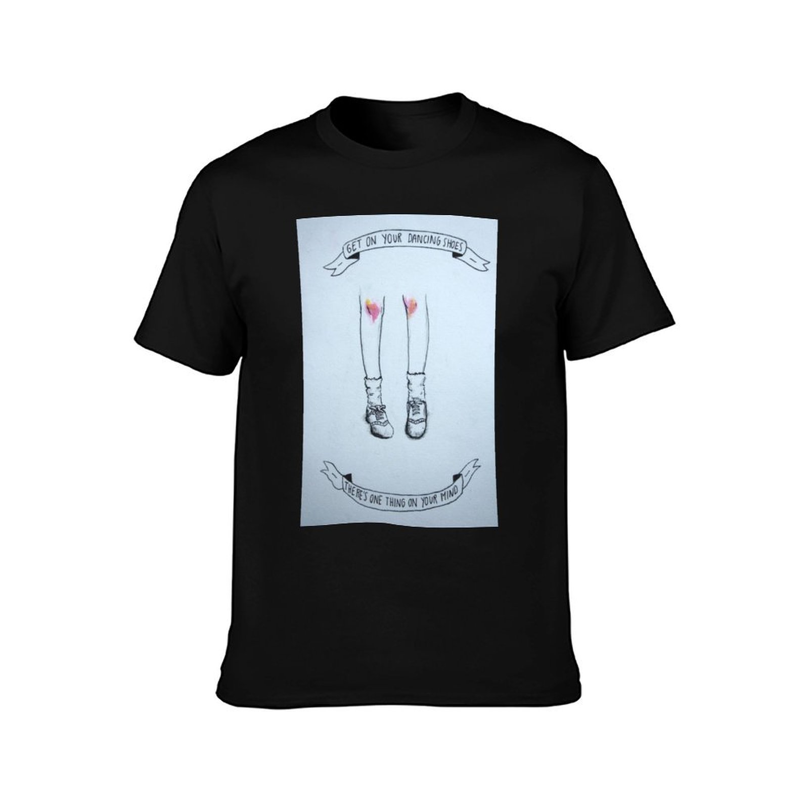 Kaos Ilustrasi Sepatu Dansa Ar - Men Shoes Illustration ulasan dan harga