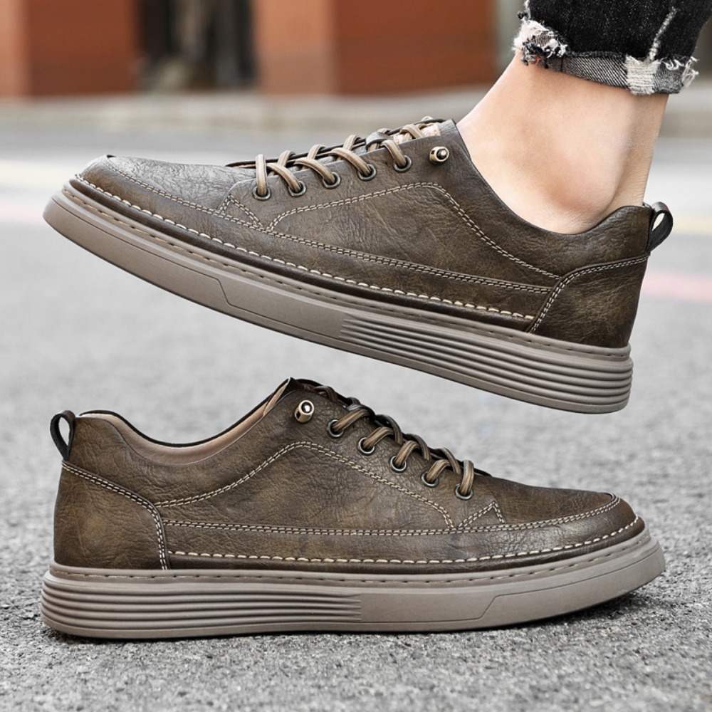 Sepatu Kasual Kulit Imitasi LU - Men Shoes Eu To Us ulasan dan harga