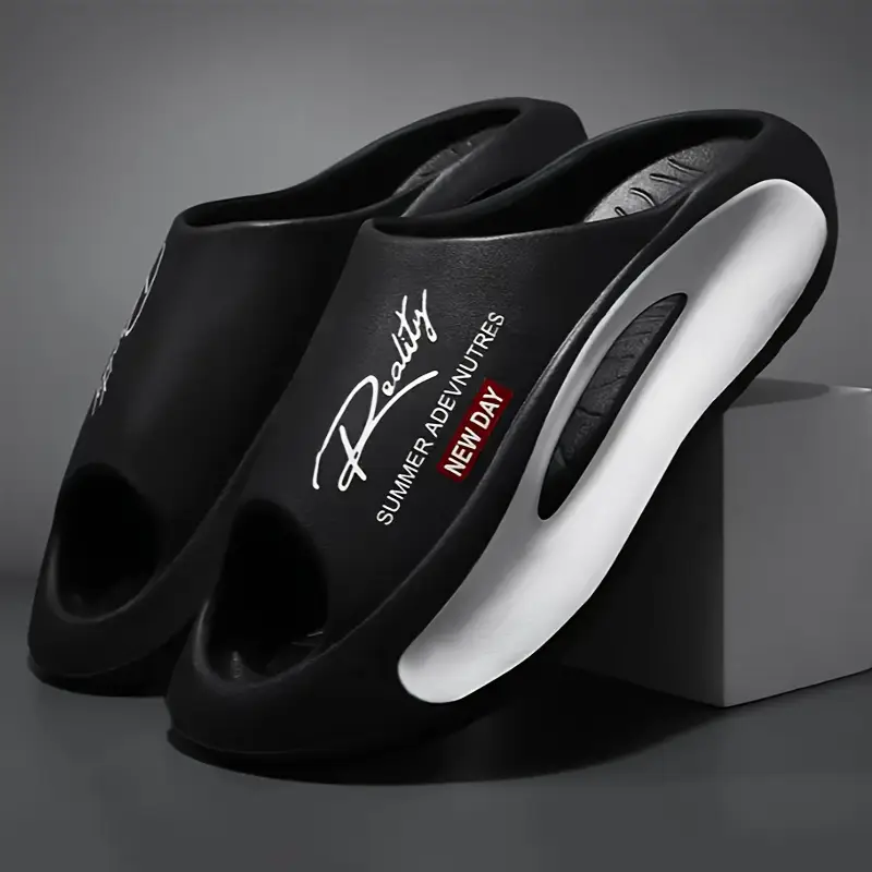Sandal Kasual Uniseks Empat Mu - Men'S Shoes Slip On ulasan dan harga
