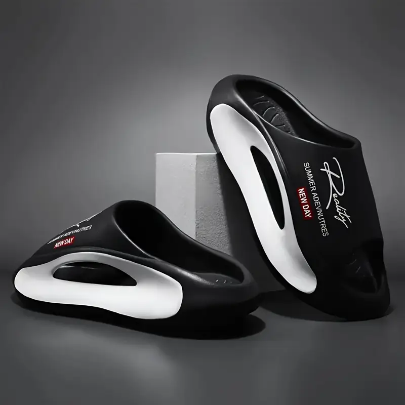 Sandal Kasual Uniseks Empat Mu - Men'S Shoes Slip On ulasan dan harga