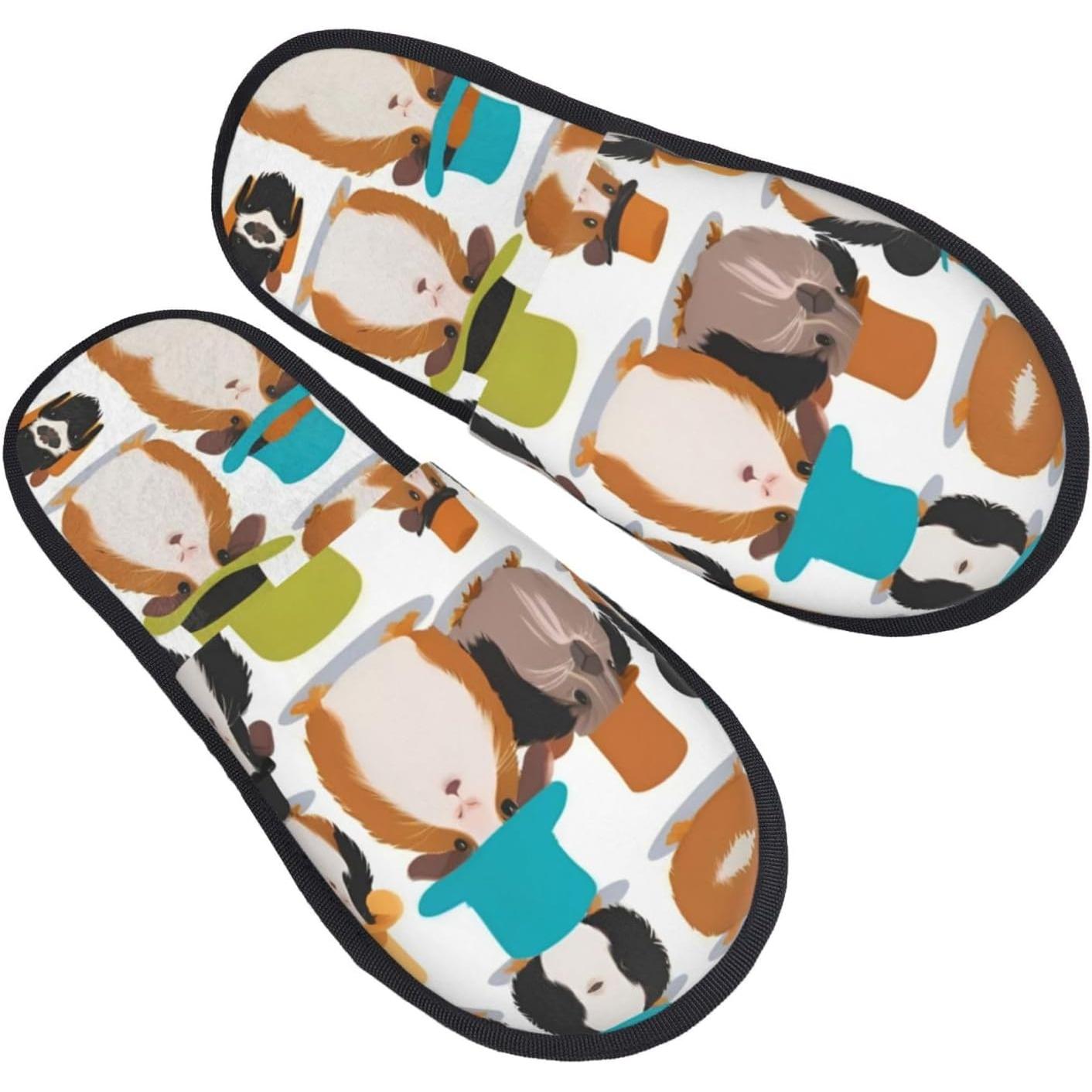 Sepatu Rumah Bulu Lembut Motif - Men Shoes Illustration ulasan dan harga