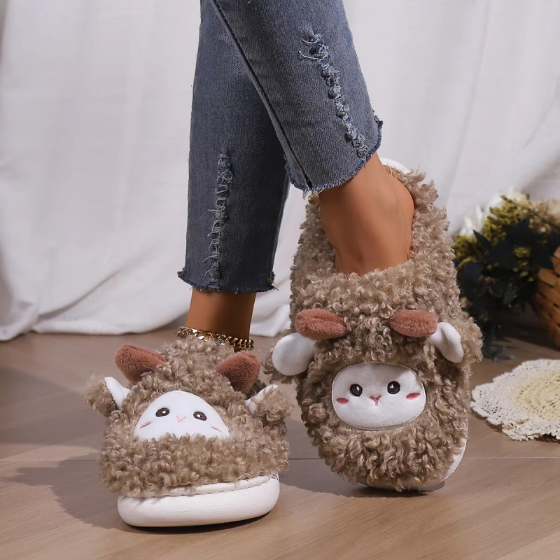 Sandal Rumah Bulu Domba Lucu M - Men Shoes Winter ulasan dan harga