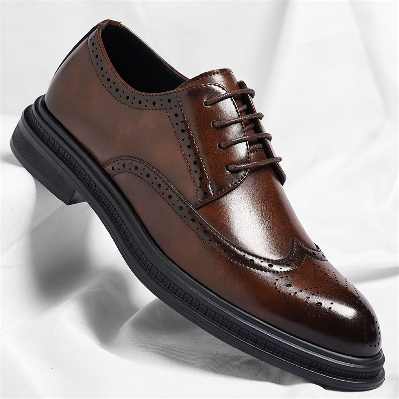 Sepatu Kulit Brogue Pria Modis - Men Shoes Uk ulasan dan harga