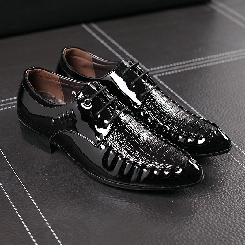 Sepatu Kulit Gaun Pria Sepatu  - Oxford Brogue Leather ulasan dan harga