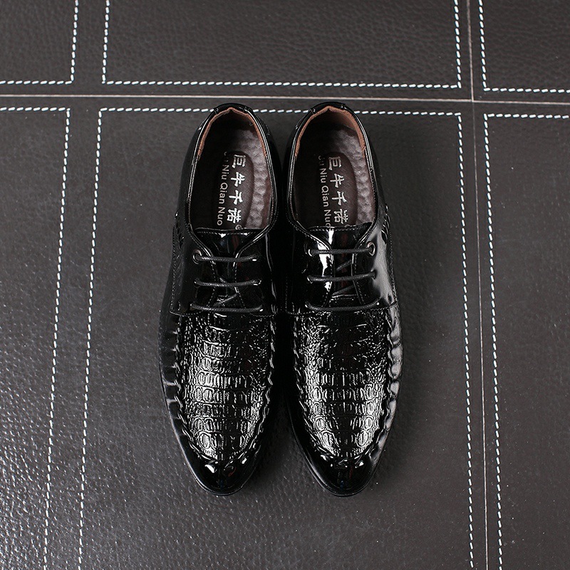 Sepatu Kulit Gaun Pria Sepatu  - Oxford Brogue Leather ulasan dan harga
