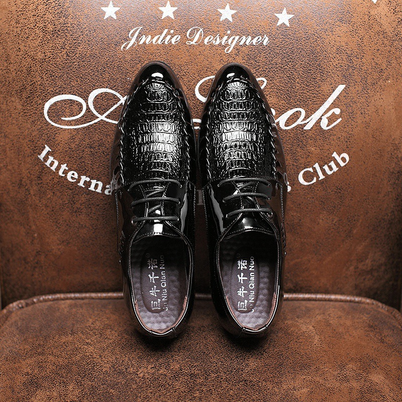 Sepatu Kulit Gaun Pria Sepatu  - Oxford Brogue Leather ulasan dan harga